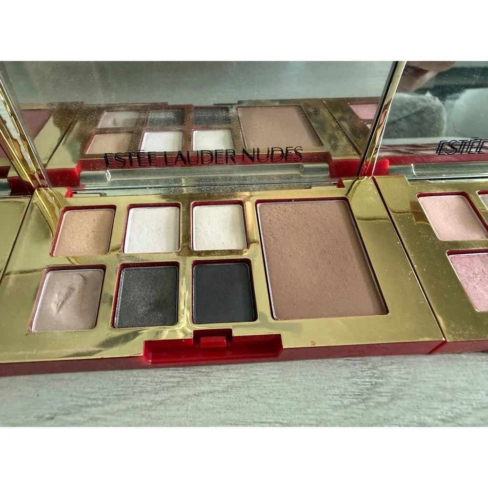 Estee Lauder Pure Color Envy Eye Cheek Palette Set Glam Nudes Glow 3pc Bundle